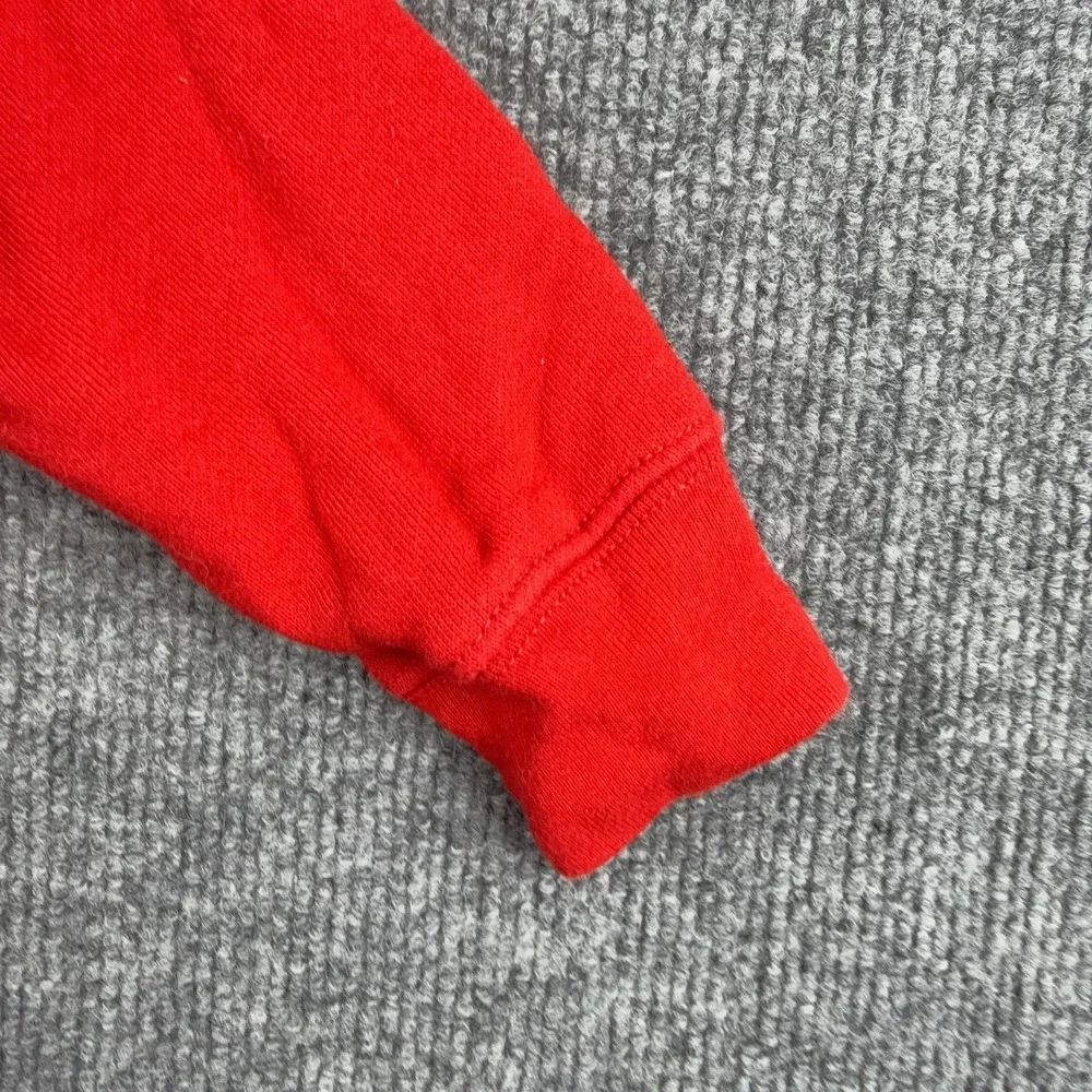 Polo Ralph Lauren Hoodie Sweatshirt Unisex Kids 2T Red Fleece Full Zip Pony Logo